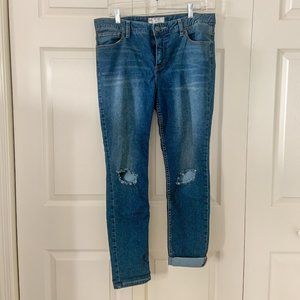 Free People Jean Jegging with Ripped Knees